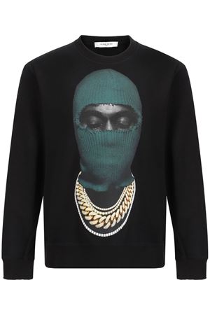 Black cotton Mask sweatshirt IH NOM UH NIT | NUW24205009